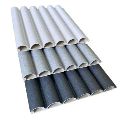 Hálfhringur hönnun WPC veggspjald